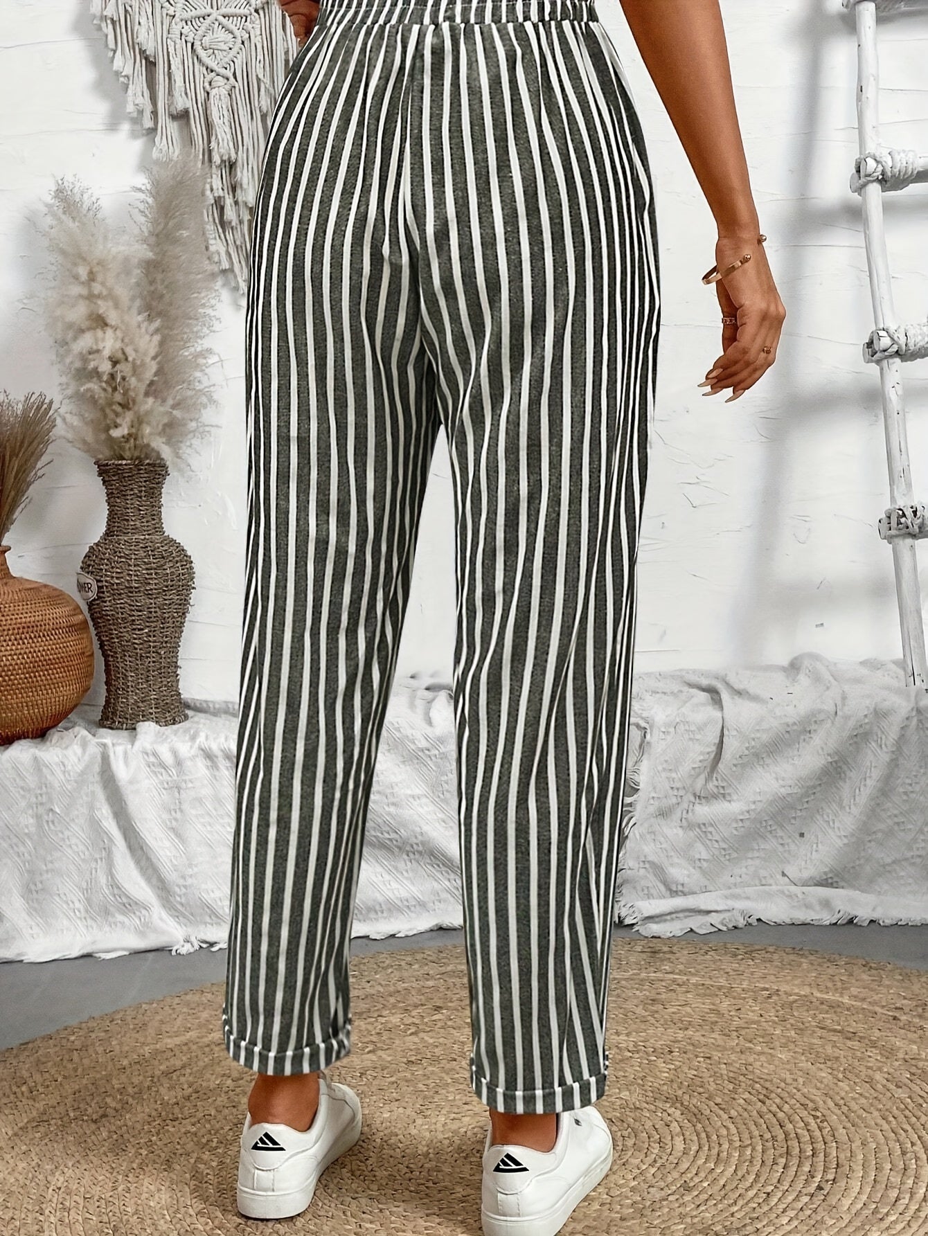 Isabel | Pantalones Culotte a Rayas para Mujer con Estilo y Comodidad 2
