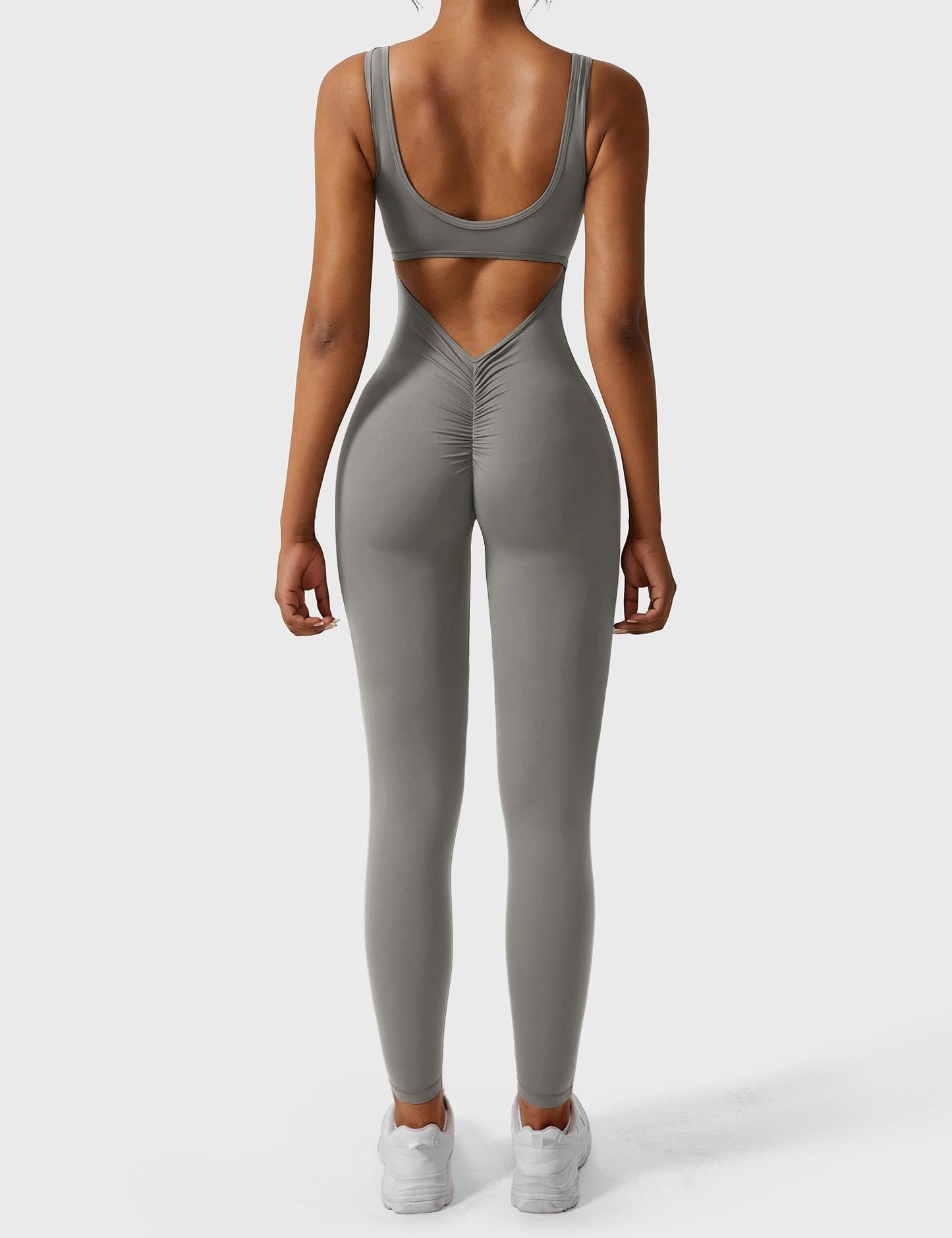 Lucía | Mono Mujer con Espalda en V y Tejido Elástico para Fitness y Ocasiones Casual 27