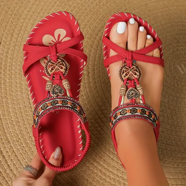 Lucía | Sandalias Elegantes para Mujer con Empeine Elástico 3