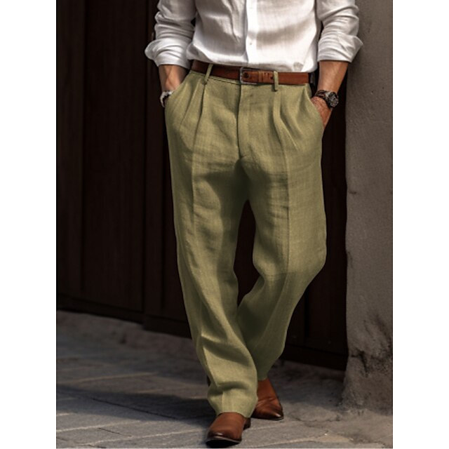 Santiago | Pantalones de Lino Elegantes para Hombre 4