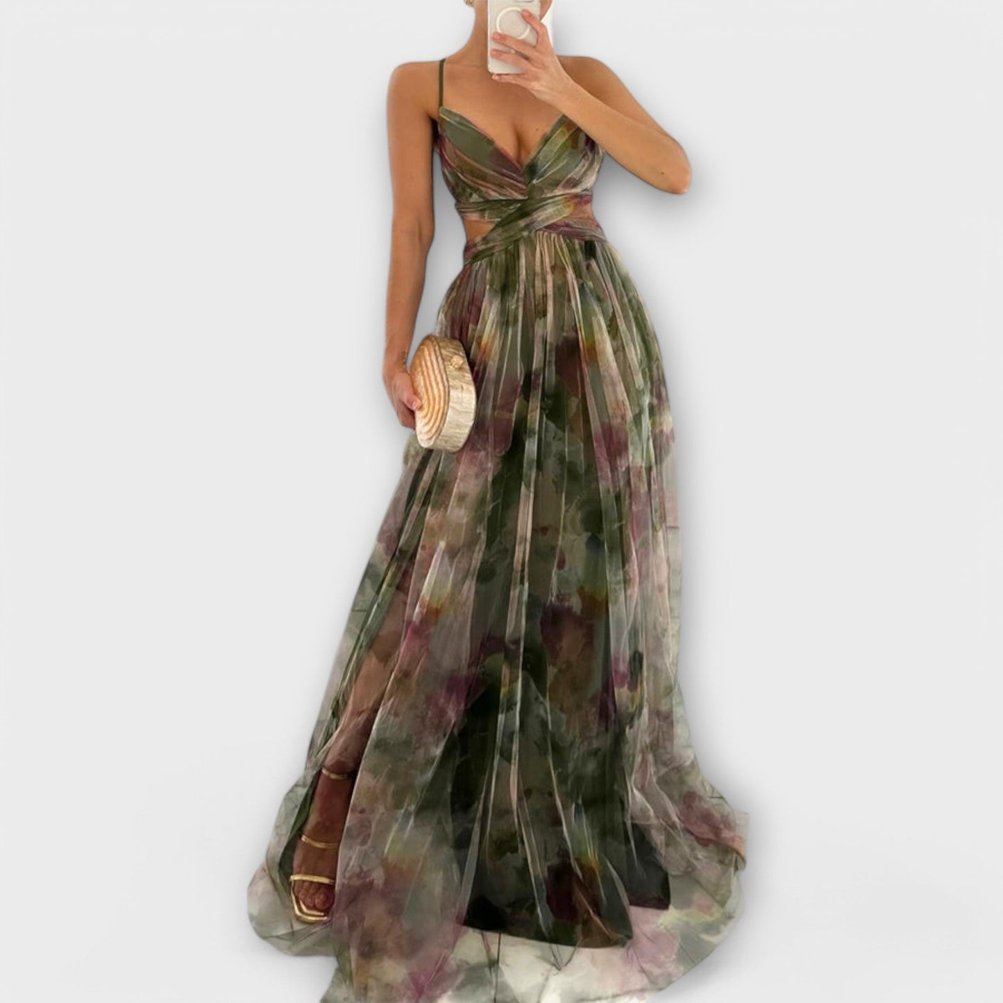 Sofía | Vestido Largo Floral Ombre Elegante para Mujer 6