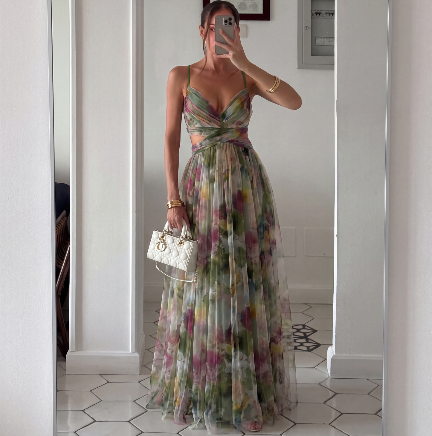 Sofía | Vestido Maxi Floral Elegante para Mujer, Ideal para Fiesta o Invitada Boda 6