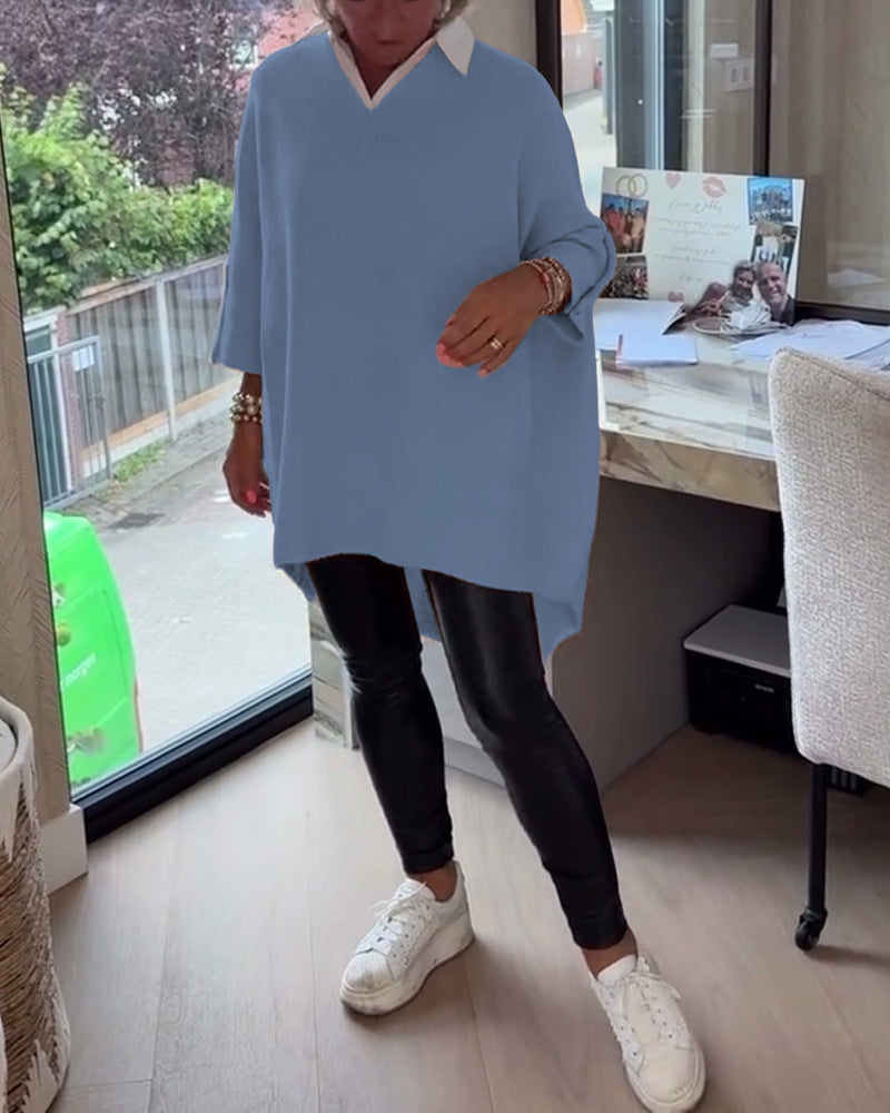 Túnica Relajada | Blusa de Punto Suave con Silueta Holgada | Comodidad Diaria 12