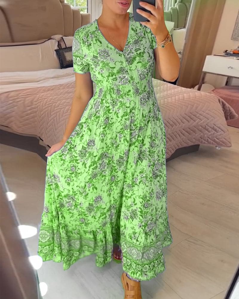 Valentina | Vestido Largo Floral Elegante para Mujer 4