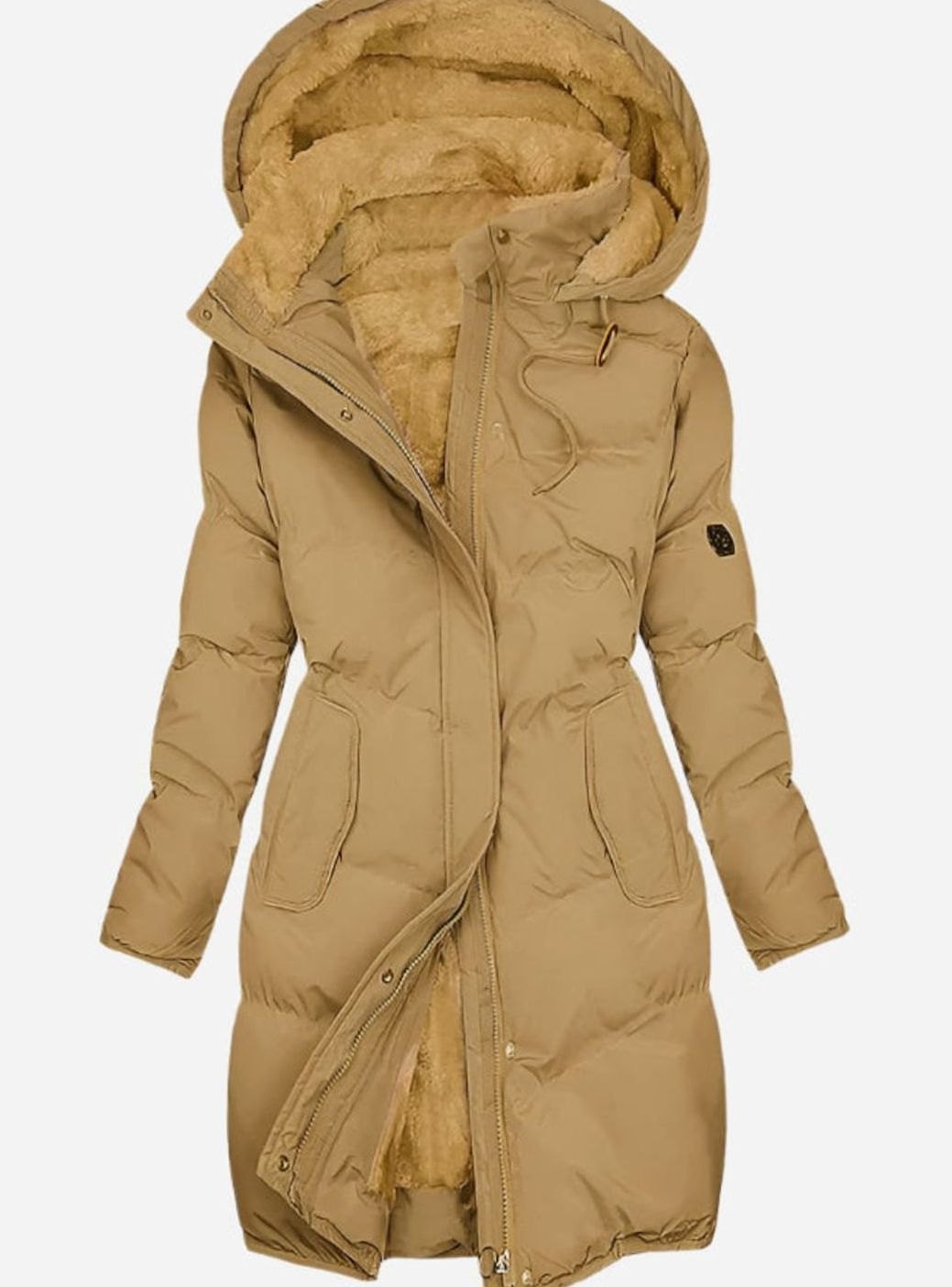 Parka NÓRDICA con capucha ajustable y bolsillos laterales profundos