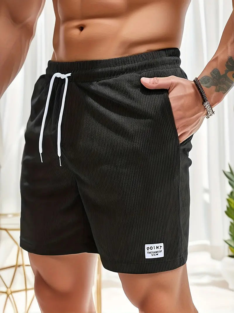 Andrés | Pantalones Cortos Hombre con Cintura Elástica y Bolsillos para Verano 12