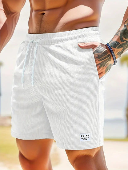 Andrés | Pantalones Cortos Hombre con Cintura Elástica y Bolsillos para Verano 14