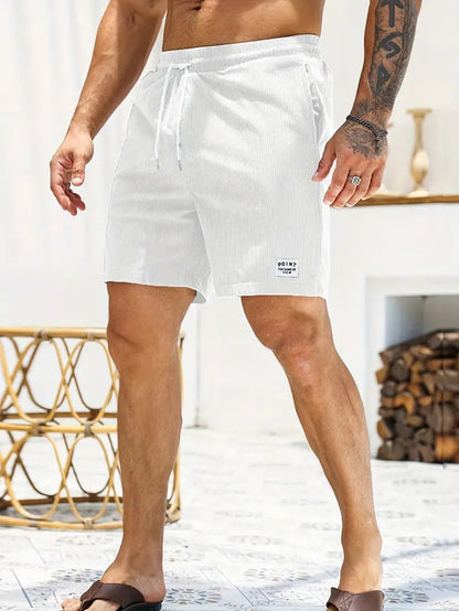 Andrés | Pantalones Cortos Hombre con Cintura Elástica y Bolsillos para Verano 8