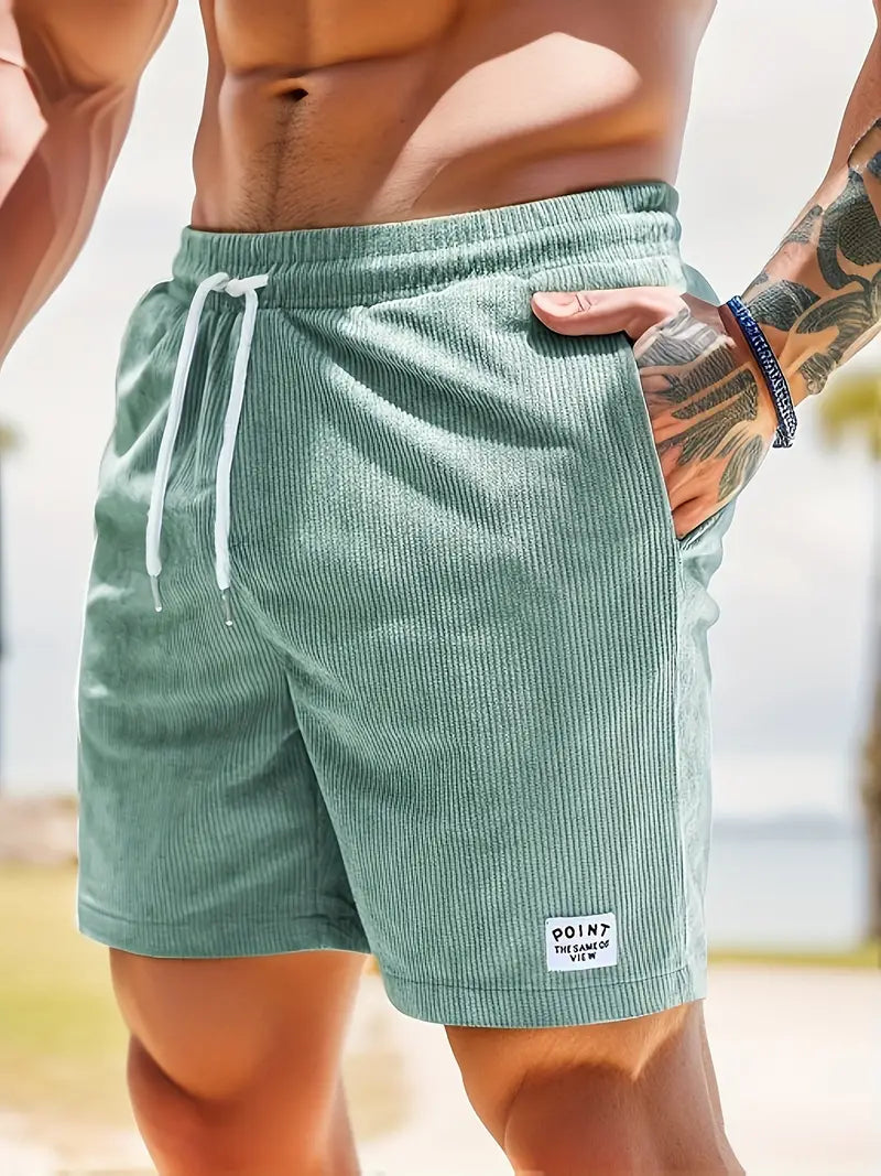 Andrés | Pantalones Cortos Hombre con Cintura Elástica y Bolsillos para Verano 9