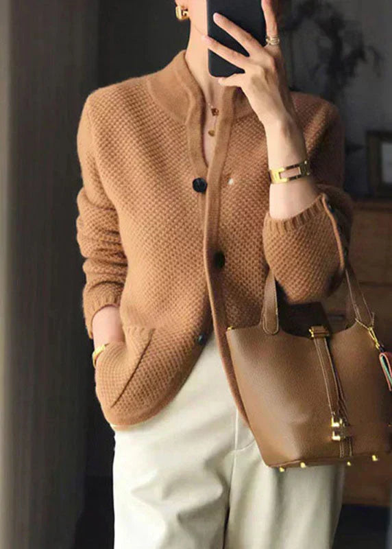 Cárdigan Mujer Largo de Punto Texturizado con Botones | Confort y Estilo para el Uso Diario 4