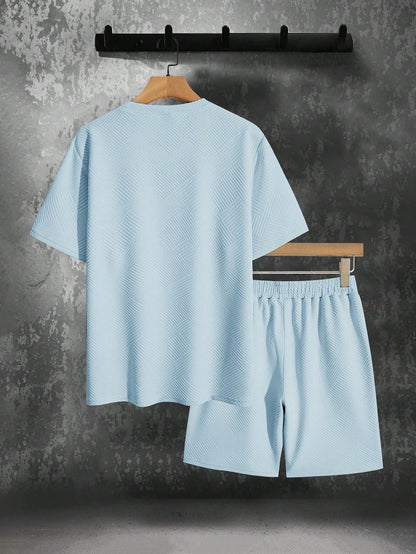 Carlos | Conjunto de Verano para Hombre con Camiseta Extragrande y Pantalones Cortos Deportivos 2