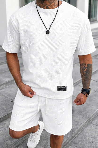 Carlos | Conjunto de Verano para Hombre con Camiseta Extragrande y Pantalones Cortos Deportivos 8