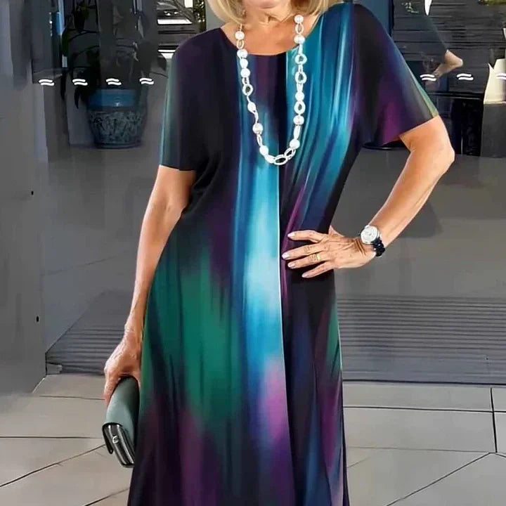 Catalina | Vestido Midi de Corte A Estampado para Mujer 3