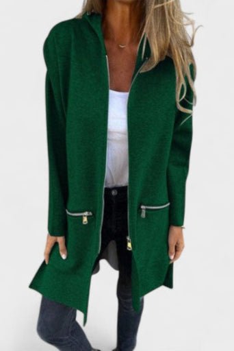 Chaqueta Punto Mujer Larga | Tejido Suave con Diseño Abierto | Ideal para Climas de Transición 10
