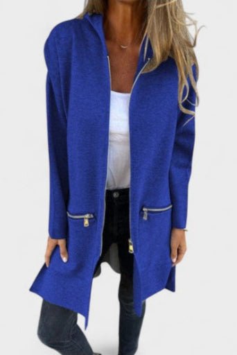 Chaqueta Punto Mujer Larga | Tejido Suave con Diseño Abierto | Ideal para Climas de Transición 11