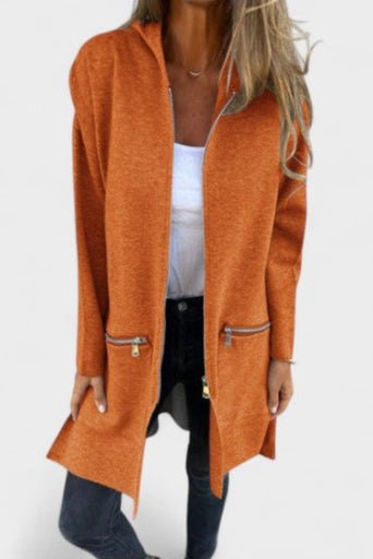 Chaqueta Punto Mujer Larga | Tejido Suave con Diseño Abierto | Ideal para Climas de Transición 9