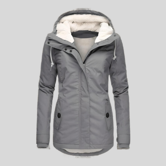 Clara | Chaqueta con Capucha y Forro Polar para Mujer 0