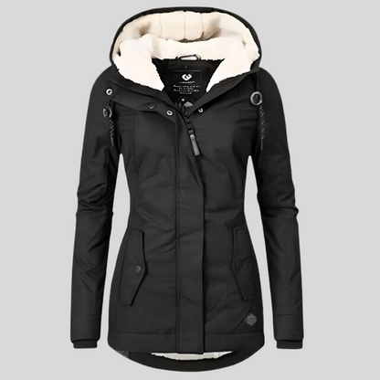 Clara | Chaqueta con Capucha y Forro Polar para Mujer 1