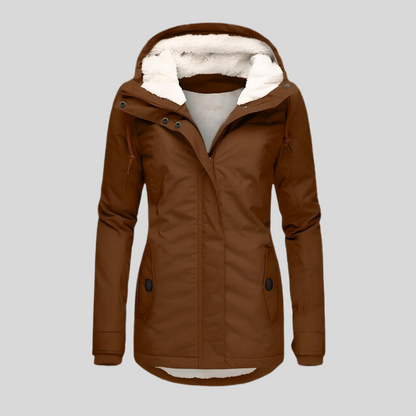 Clara | Chaqueta con Capucha y Forro Polar para Mujer 3