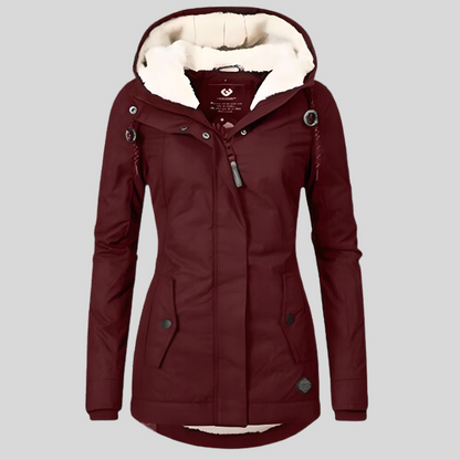 Clara | Chaqueta con Capucha y Forro Polar para Mujer 5