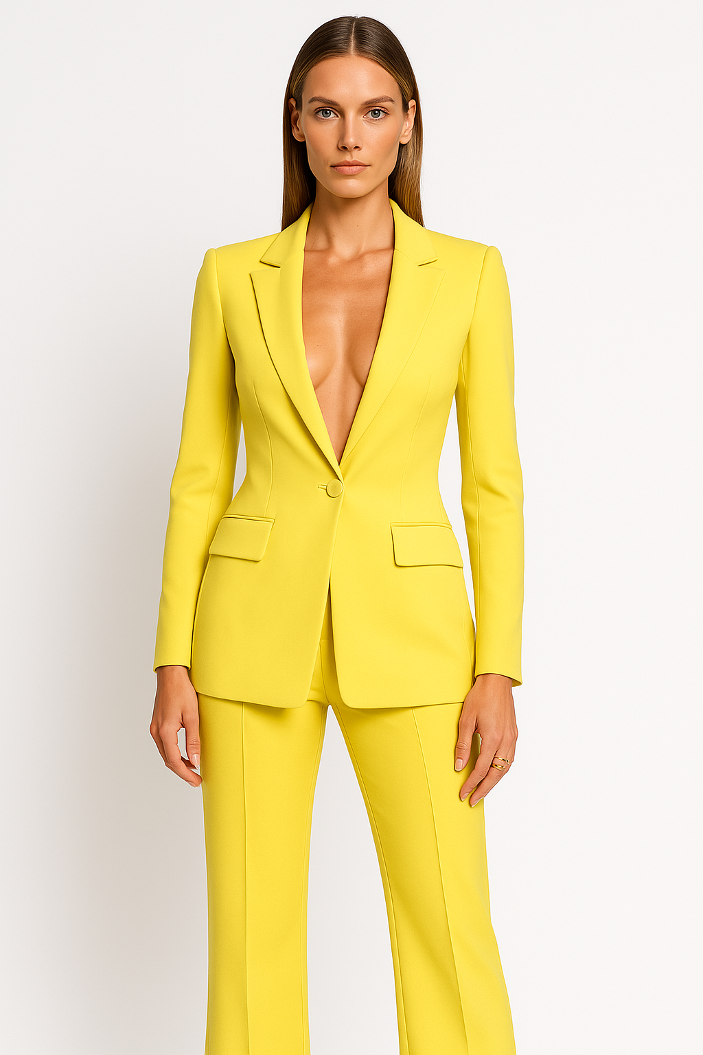 Clara | Conjunto Elegante de Traje Mujer con Blazer y Pantalones a Medida 1