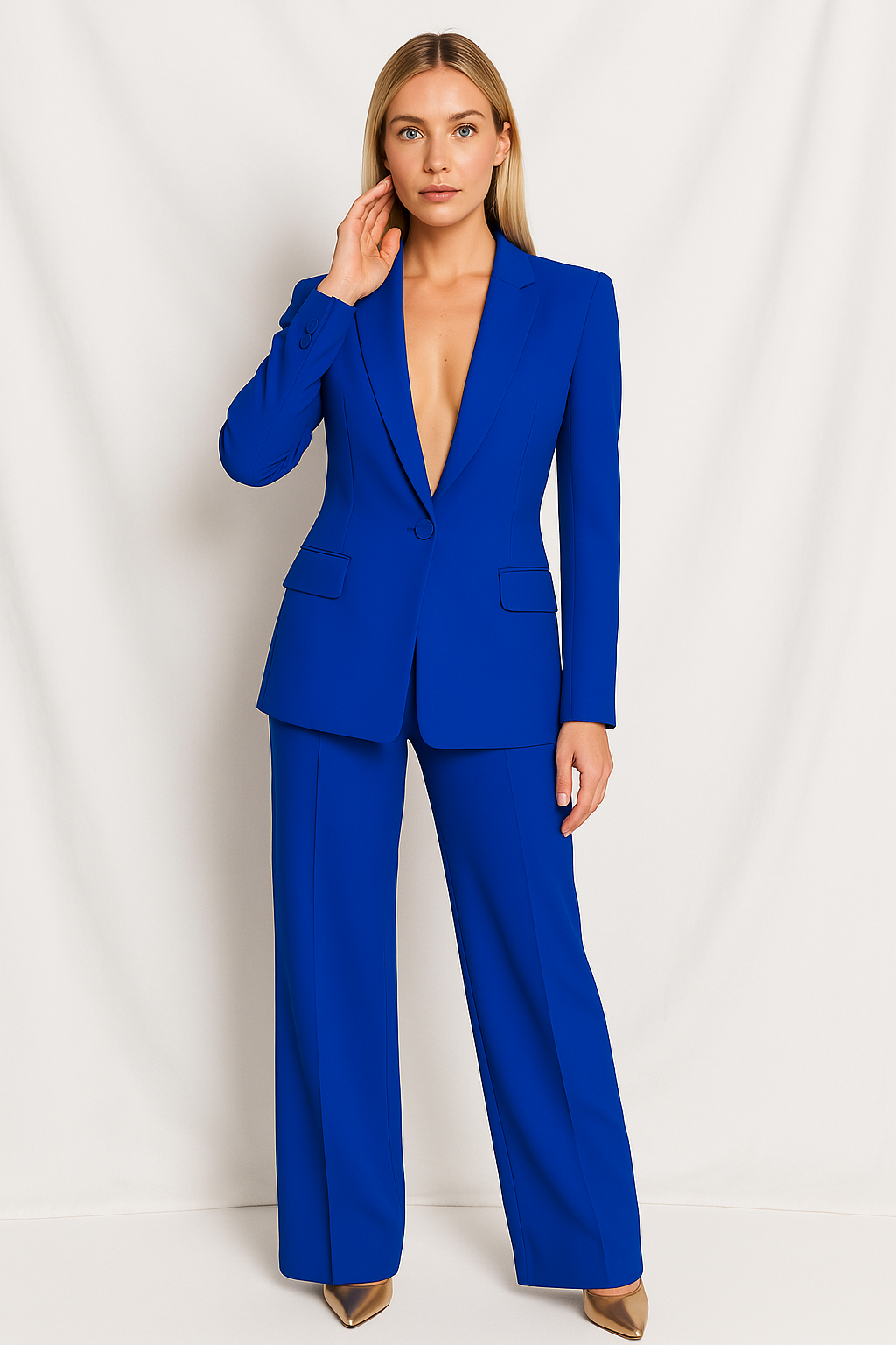 Clara | Conjunto Elegante de Traje Mujer con Blazer y Pantalones a Medida 3
