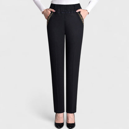 Clara | Jeans Elásticos con Cintura Flexible y Bolsillos para Mujer 1