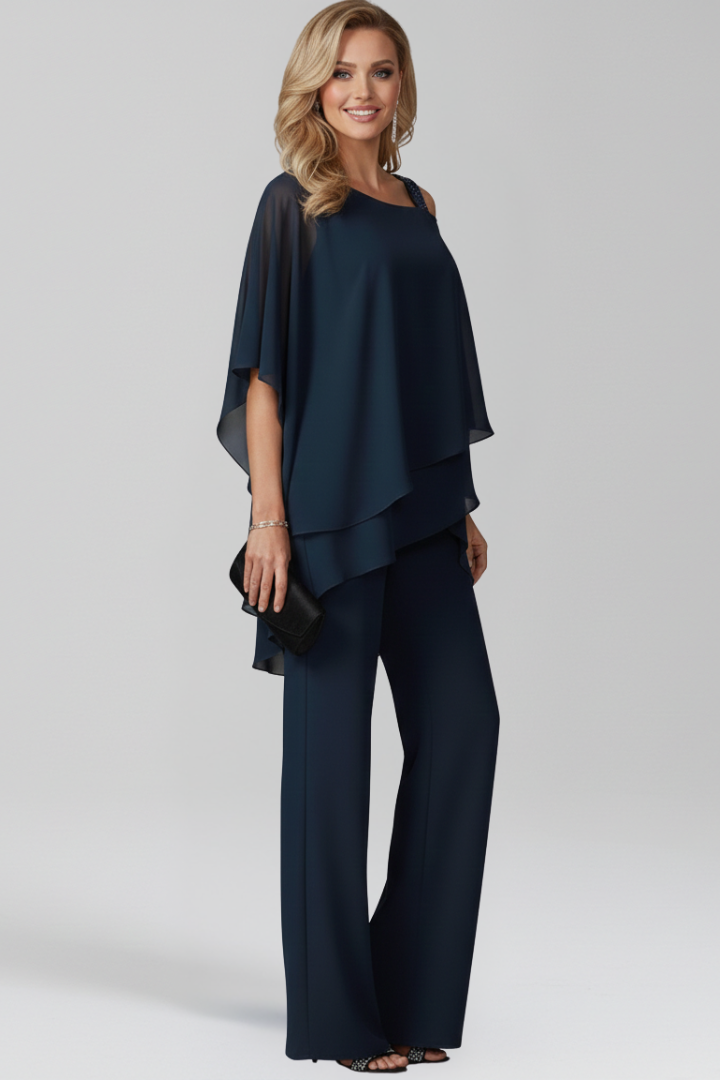 Clara | Mono de Pierna Ancha con Hombros Descubiertos para Mujer en Verano 2
