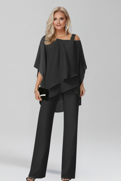Clara | Mono de Pierna Ancha con Hombros Descubiertos para Mujer en Verano 7