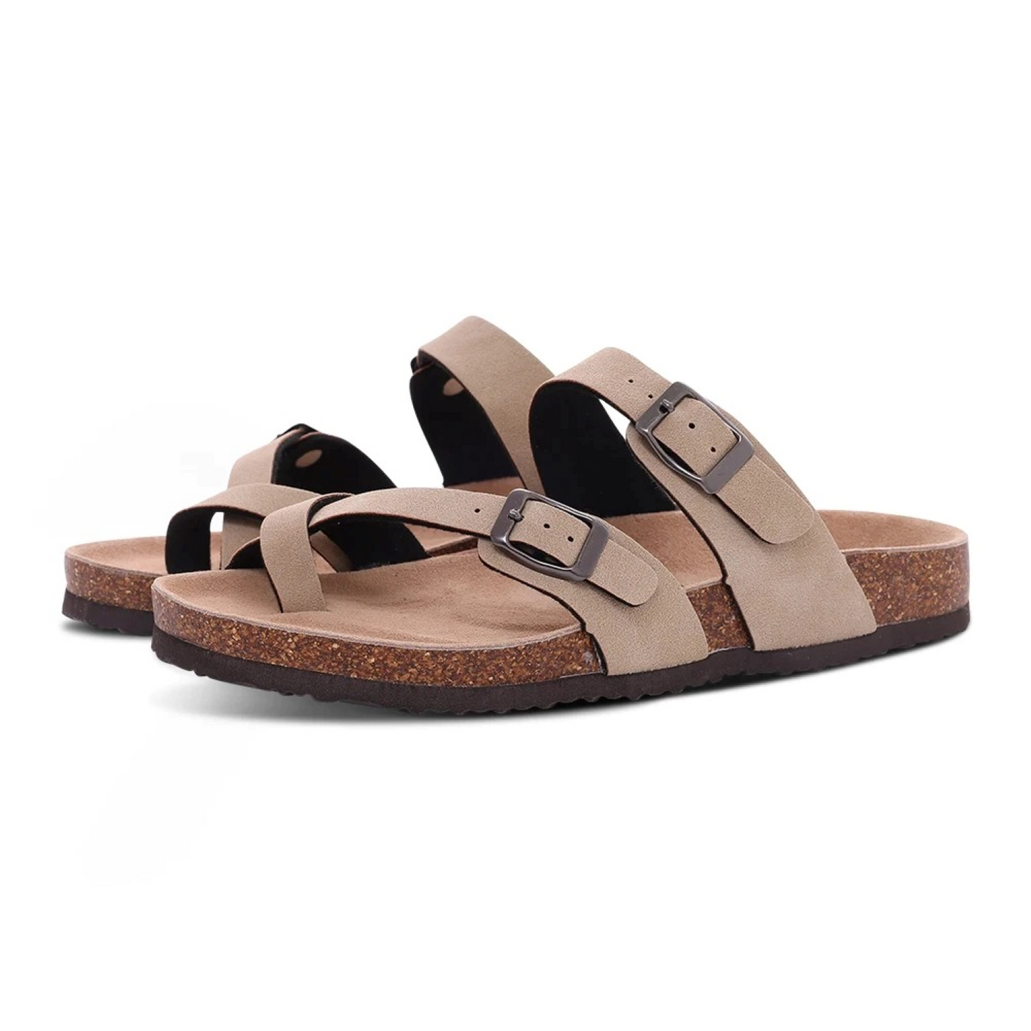 Clara | Sandalias Abiertas de Verano con Doble Hebilla para Mujer 6