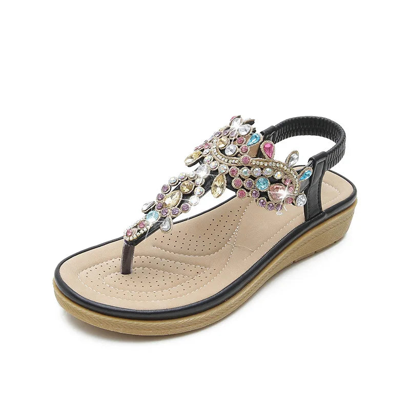 Clara | Sandalias Boho con Joya para Mujer con Diseño Elegante y Confortable 4