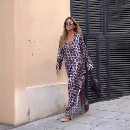 Clara | Vestido Largo Elegante de Manga Larga para Mujer en Estilo Bohemio de Verano 0