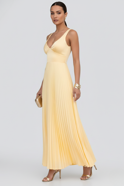 Clara | Vestido Largo Plisado de Verano para Mujer 3