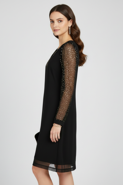 Clara | Vestido de Cóctel con Cuello en V y Lentejuelas para Mujer 3