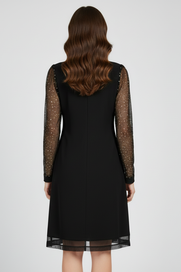 Clara | Vestido de Cóctel con Cuello en V y Lentejuelas para Mujer 4