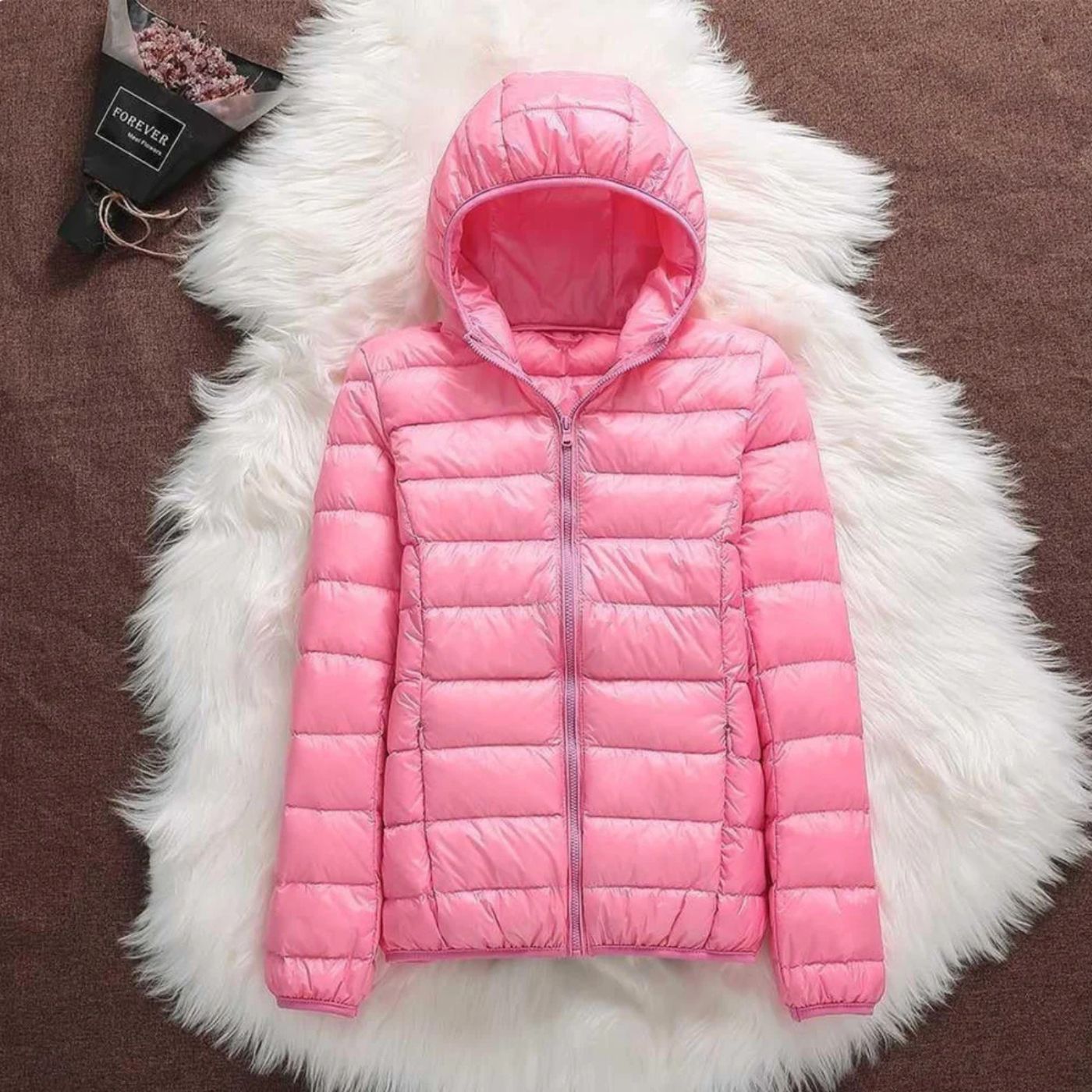 Claudia | Chaqueta Acolchada Ligera con Capucha para Mujer 4