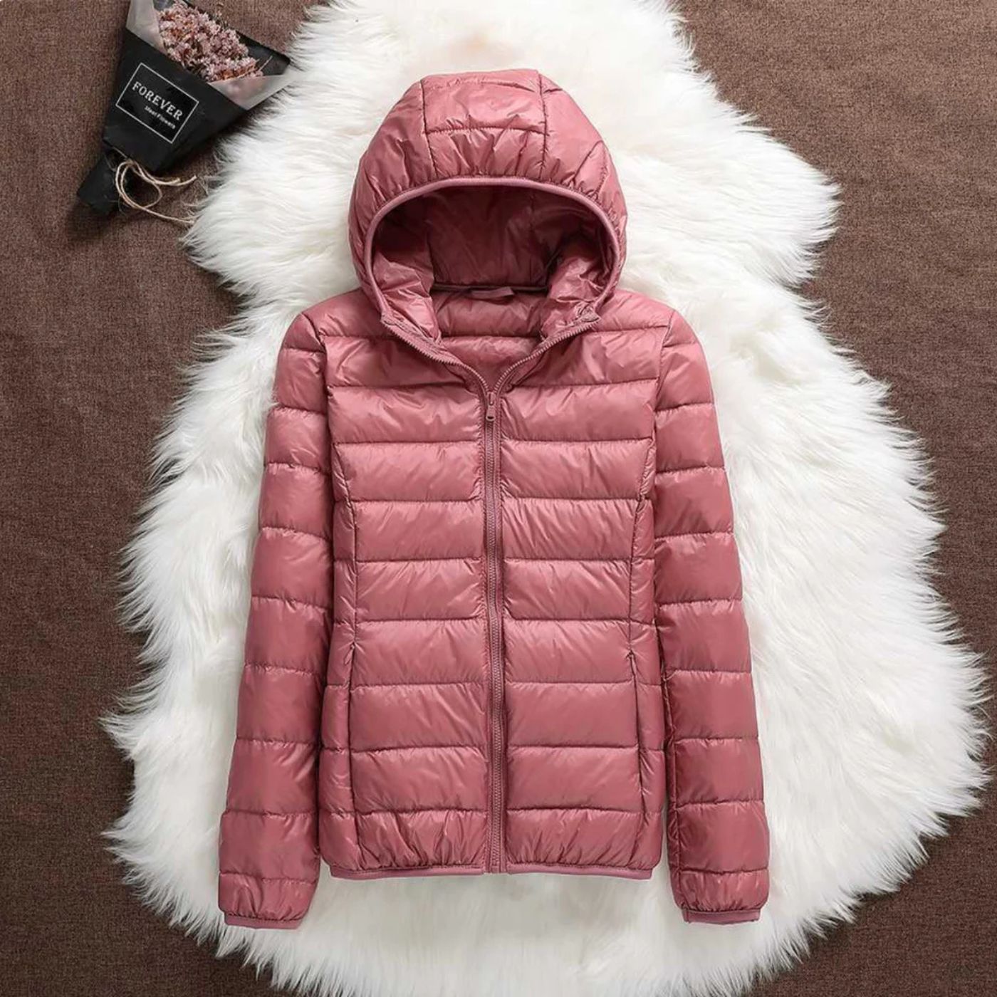 Claudia | Chaqueta Acolchada Ligera con Capucha para Mujer 6