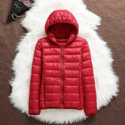 Claudia | Chaqueta Acolchada Ligera con Capucha para Mujer 7