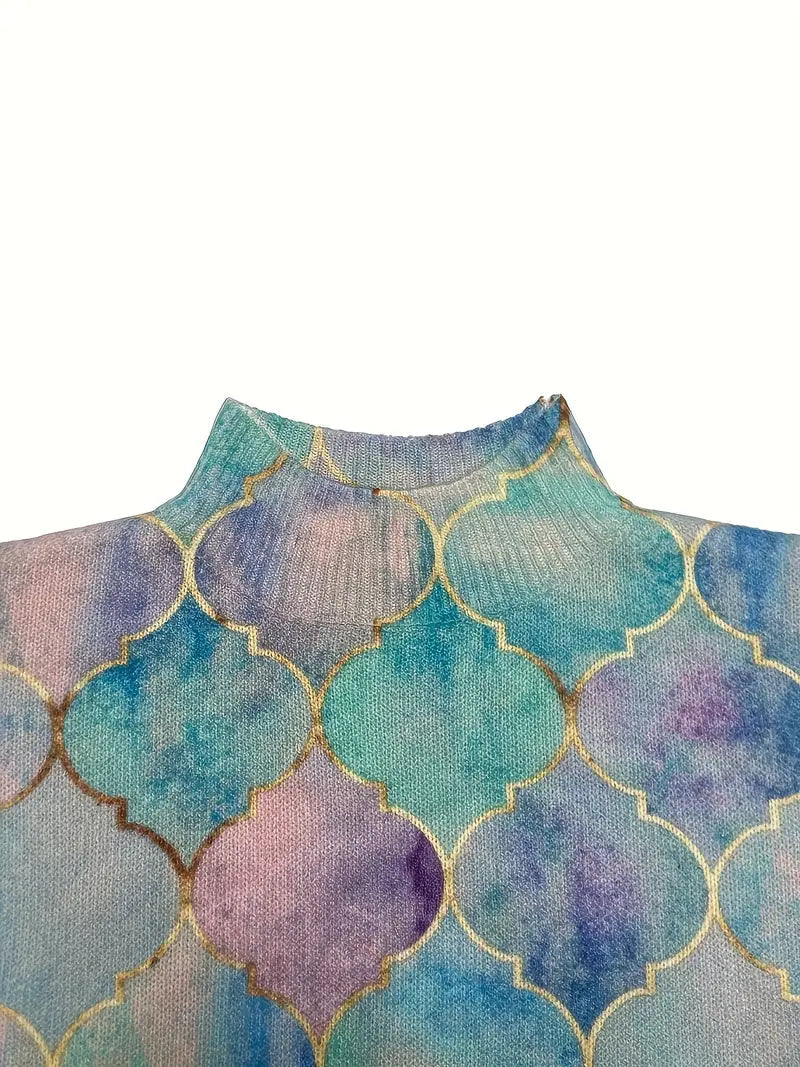 Claudia | Suéter de Cuello Alto con Detalles Metálicos para Mujer 3