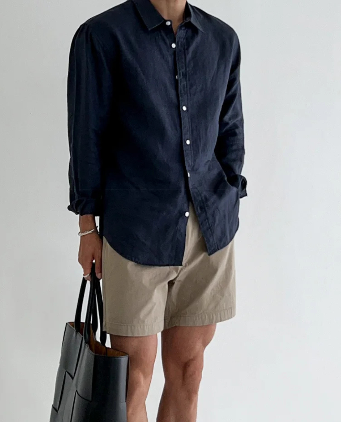 Diego | Camisa Blanca de Hombre de Manga Larga con Ajuste Relajado y Estilo Atemporal 3