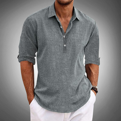Diego | Camisa Clásica de Lino para Hombre con Estilo Atemporal 2