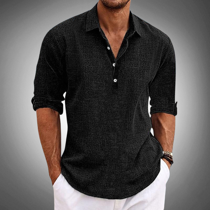 Diego | Camisa Clásica de Lino para Hombre con Estilo Atemporal 3