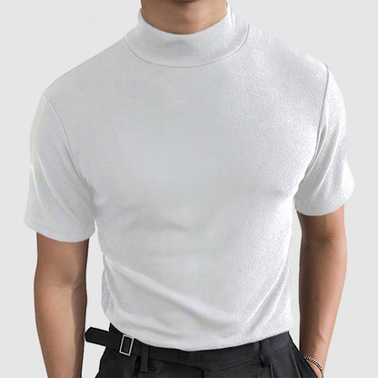 Diego | Camisa Negra de Algodón Elástico para Hombre 0