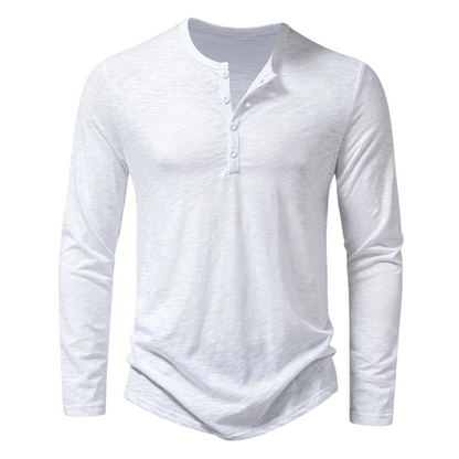 Diego | Camiseta de Manga Larga con Cuello Henley para Hombre 8