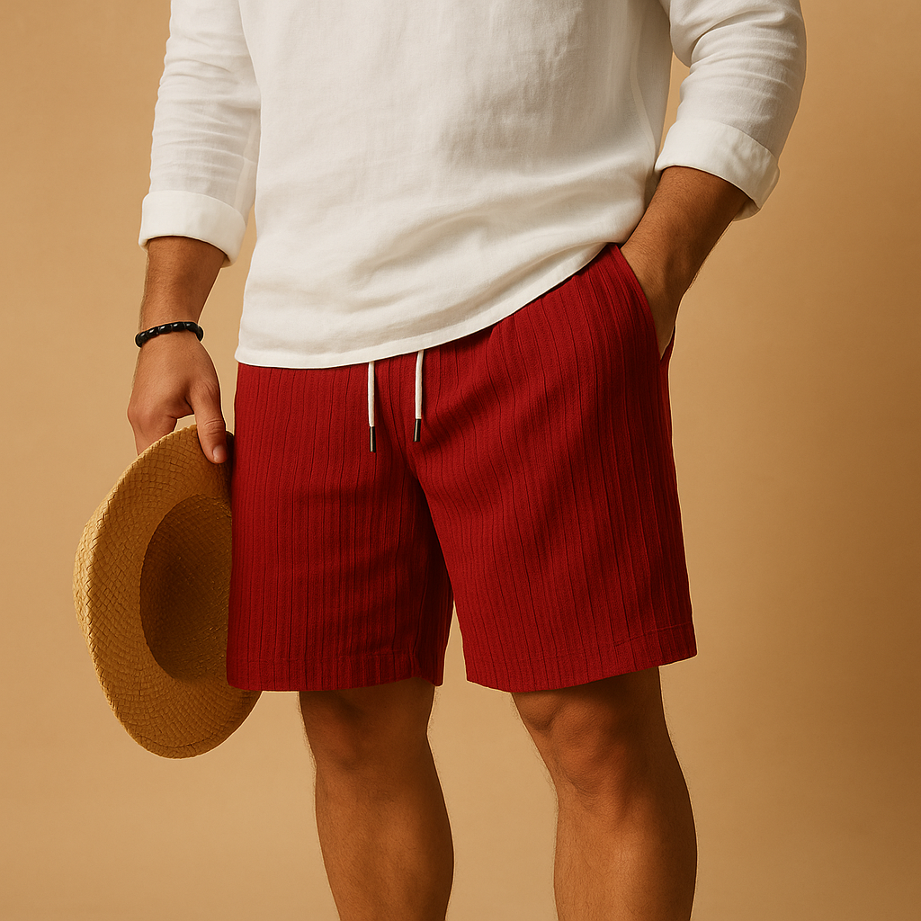 Diego | Pantalones Cortos Casual para Hombre con Cintura Elástica 3