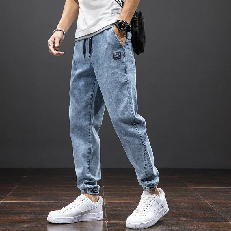 Diego | Pantalones Jogger de Mezclilla con Cordón para Hombre 0