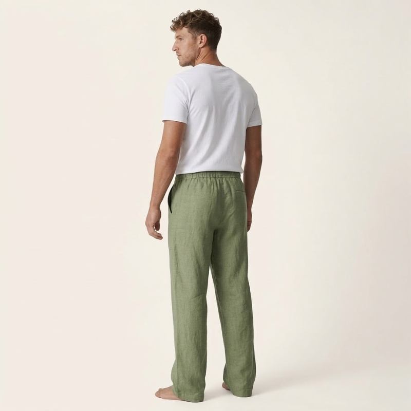 Diego | Pantalones de Lino para Hombre con Corte Recto para Verano 2