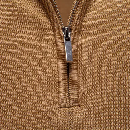 Diego | Polo Blanco Hombre de Manga Corta con Cremallera y Estilo Moderno 5
