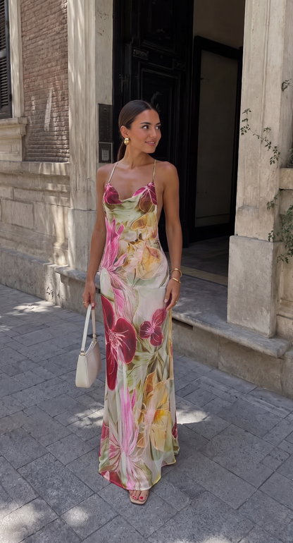 Emmarie | Vestido Maxi Floral con Detalles Elegantes para Mujer 1