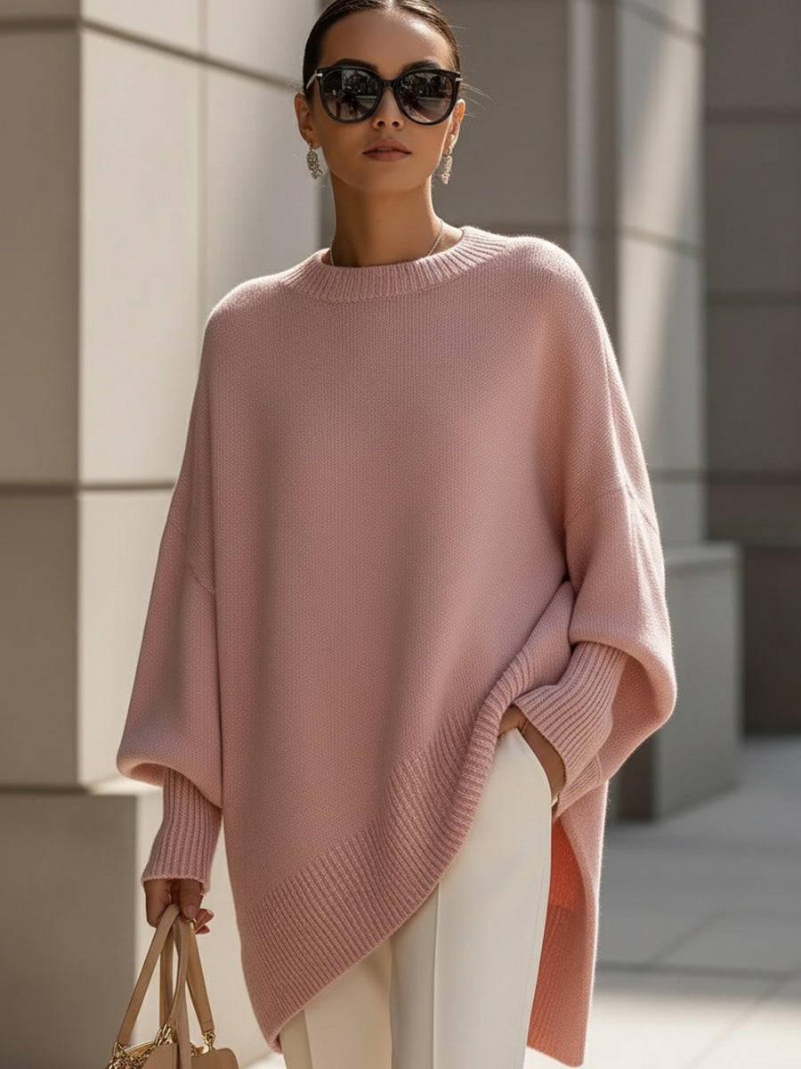 Estilo Poncho | Jersey de Punto Extragrande con Escote Amplio | Comodidad y Versatilidad para Cualquier Ocasión 5